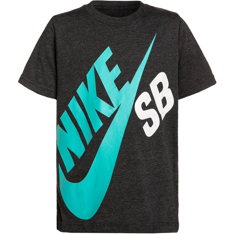 Nike SB TShirt print black heather/clear jade