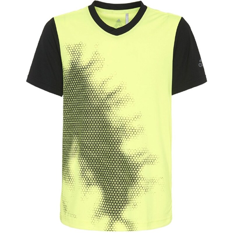 adidas Performance TShirt print solar yellow/black