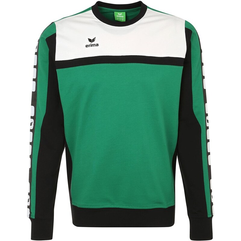 Erima 5CUBES Sweatshirt emerald/black/white