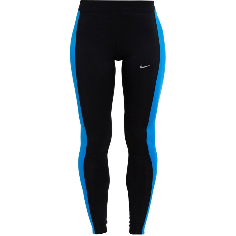 Nike Performance ESSENTIAL Tights black/light photo blue/reflective silver