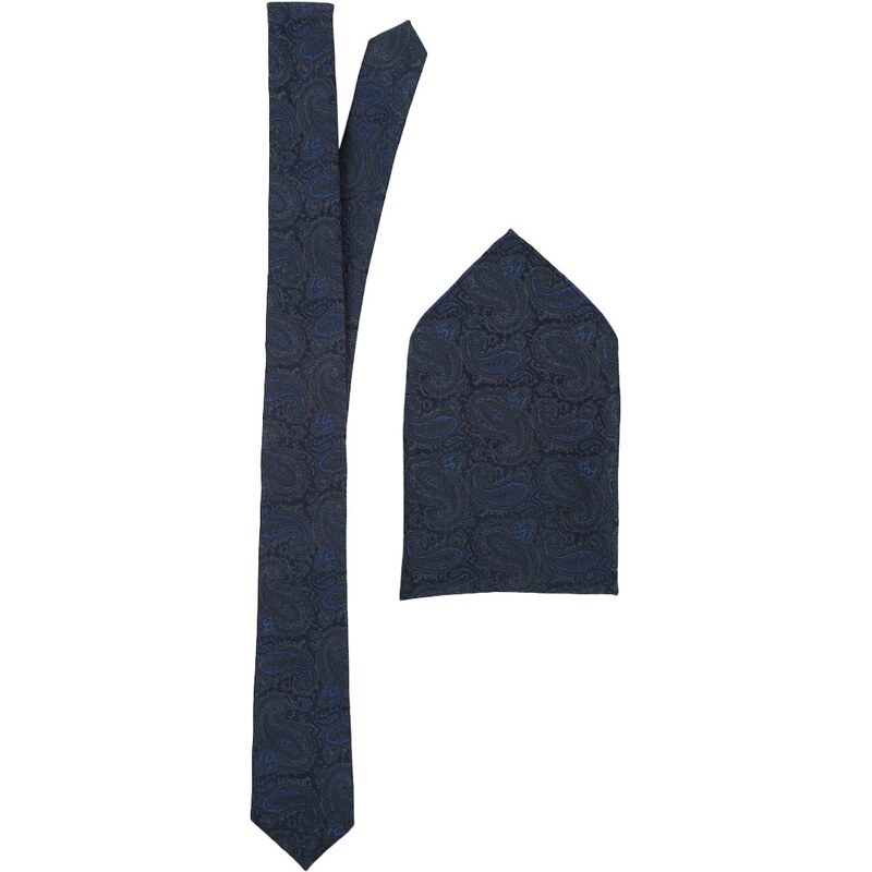 Burton Menswear London SET Krawatte blue