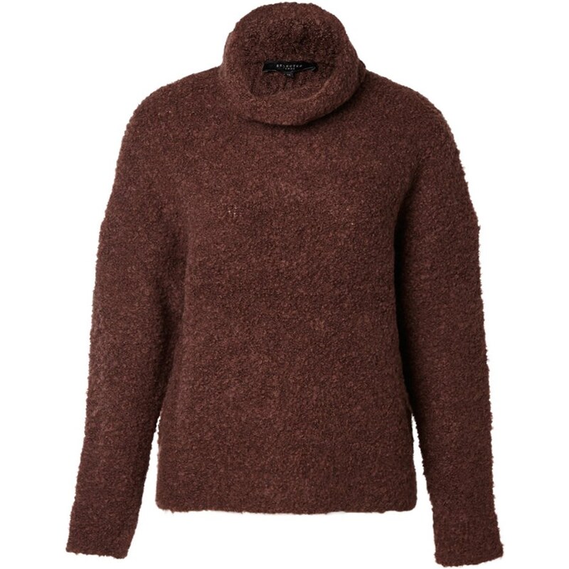 Selected Femme Strickpullover puce