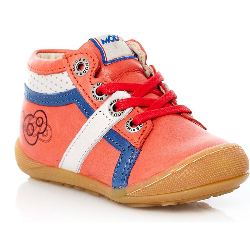 Mod8 Duncan - High Sneakers aus Leder - korallenfarben