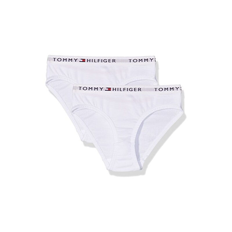 Tommy Hilfiger Mädchen Unterhose Cotton Bikini 2 Pack Iconic, 2