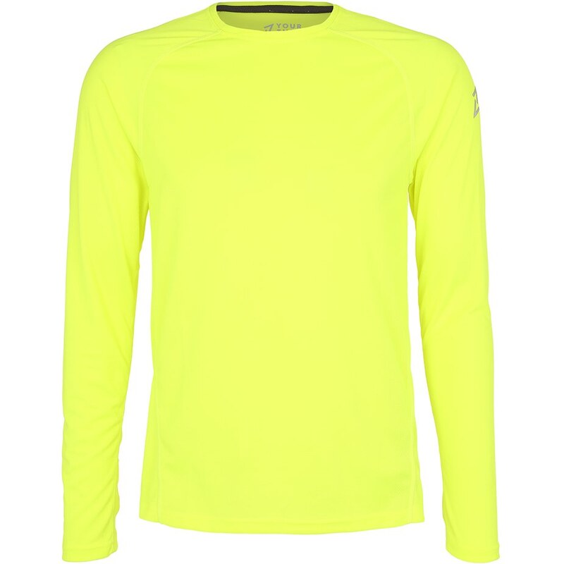 Your Turn Active Langarmshirt neon yellow