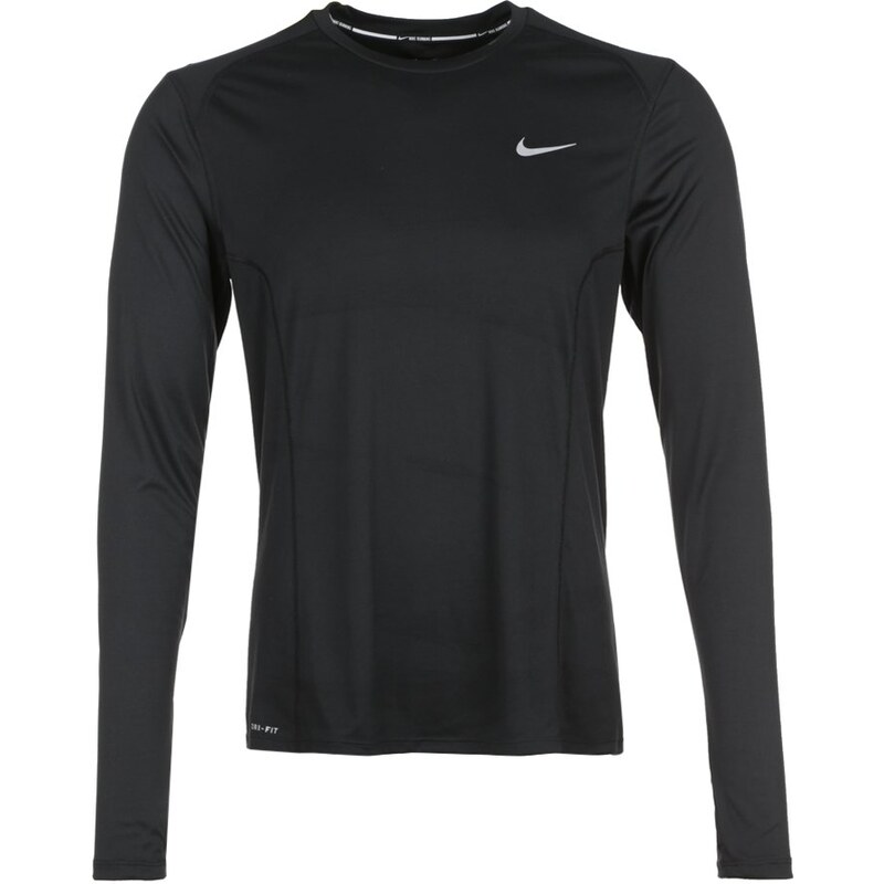 Nike Performance MILER TShirt basic black/reflective silver