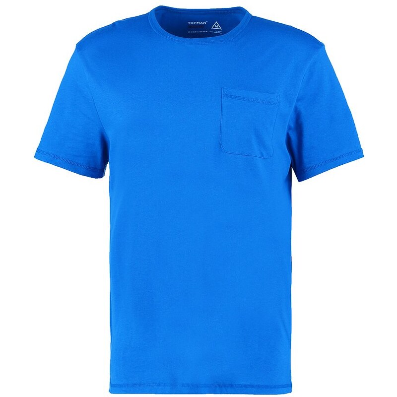 Topman CLASSIC FIT TShirt basic mid blue