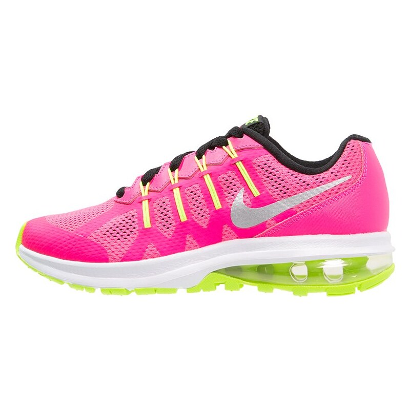 Nike Performance AIR MAX DYNASTY Sneaker low hyper pink/metallic silver/white/black/volt