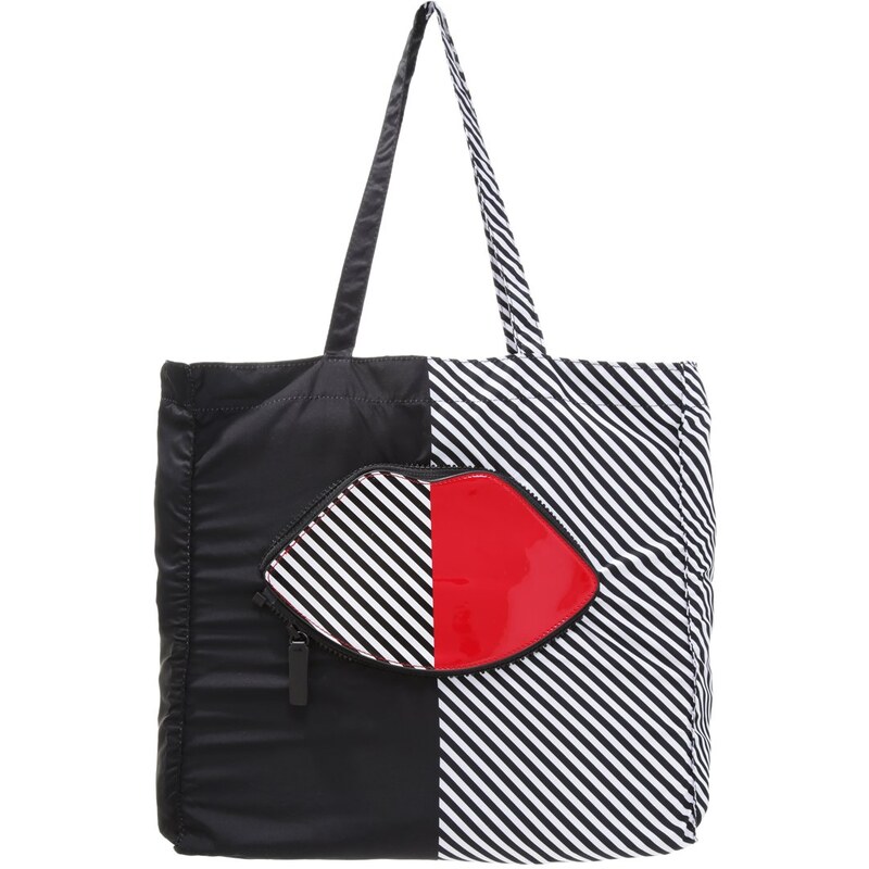 Lulu Guinness Shopping Bag red/black/white