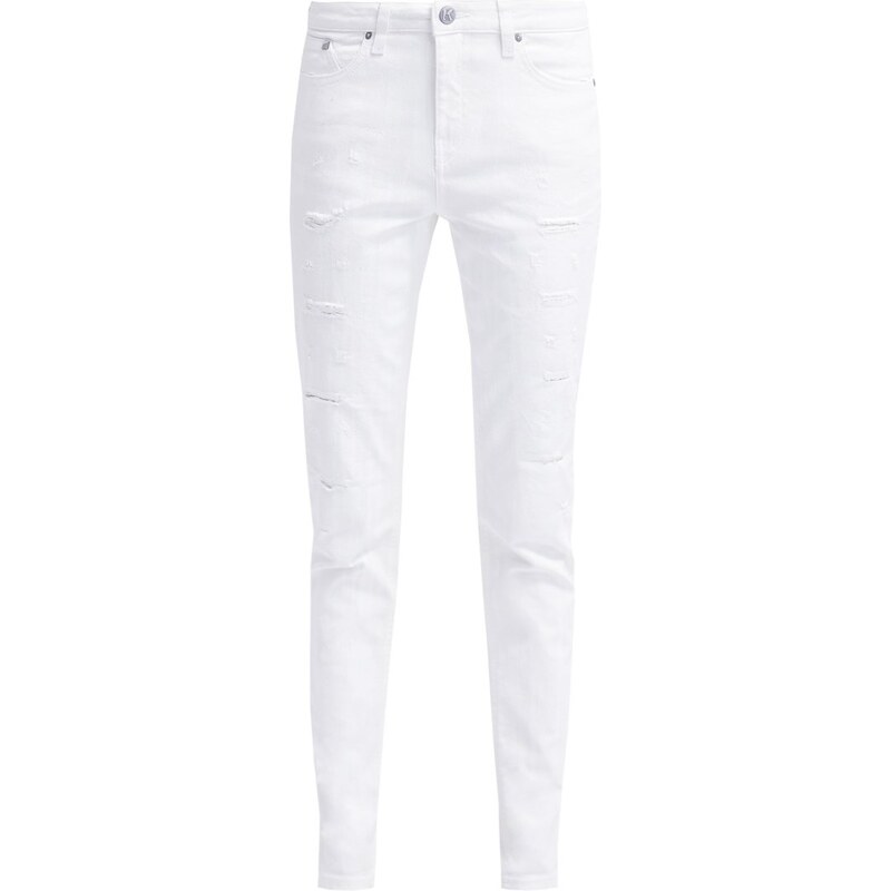 KARL LAGERFELD KARO Jeans Slim Fit destroyed white