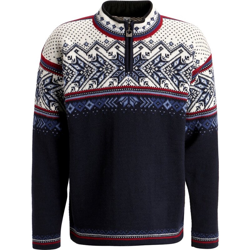 Dale of Norway VAIL Strickpullover midnight navy/red rose/off white