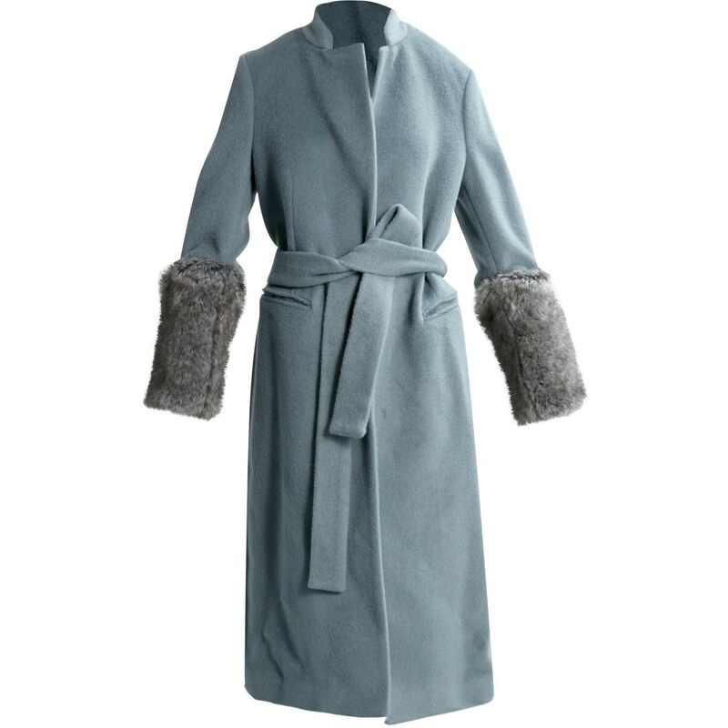 Smarteez ADIGE Wollmantel / klassischer Mantel graugrün