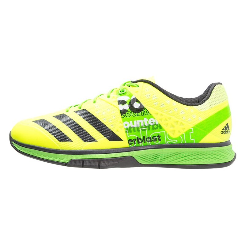 adidas Performance COUNTERBLAST FALCON Handballschuh solar yellow/utility black/solar green