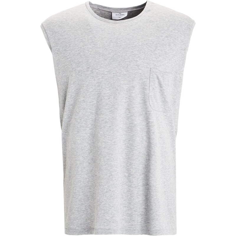 The White Briefs PLUTO Nachtwäsche Shirt grey melange