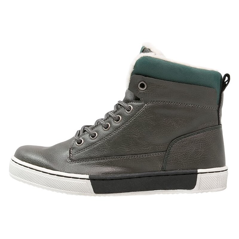 fullstop. Sneaker high dark grey/green