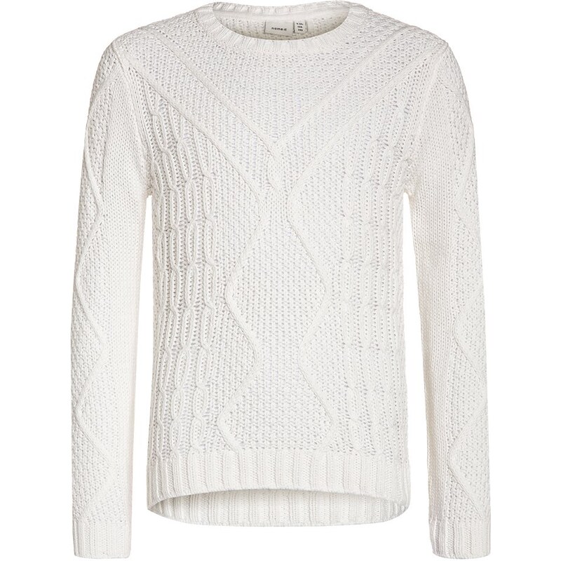 Name it NITWALUKA Strickpullover snow white