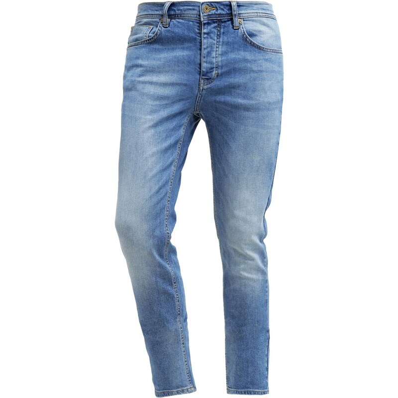 Pier One Jeans Slim Fit light blue denim