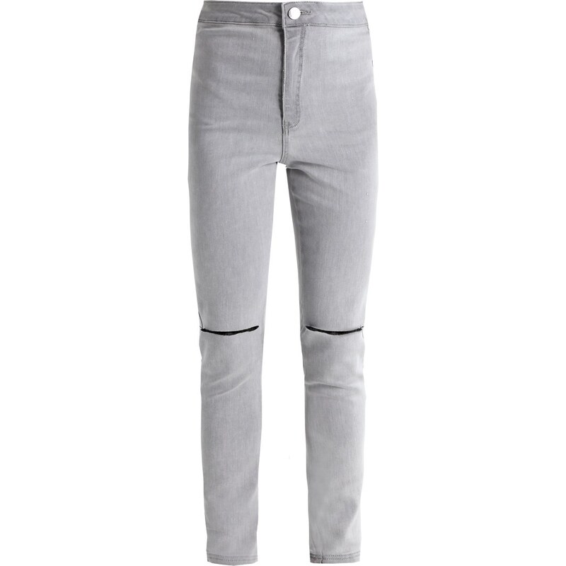 Missguided Petite VICE Jeans Slim Fit light grey