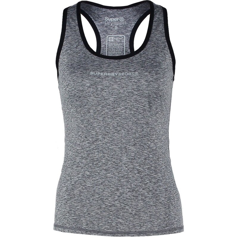 Superdry CORE Top speckle charcoal