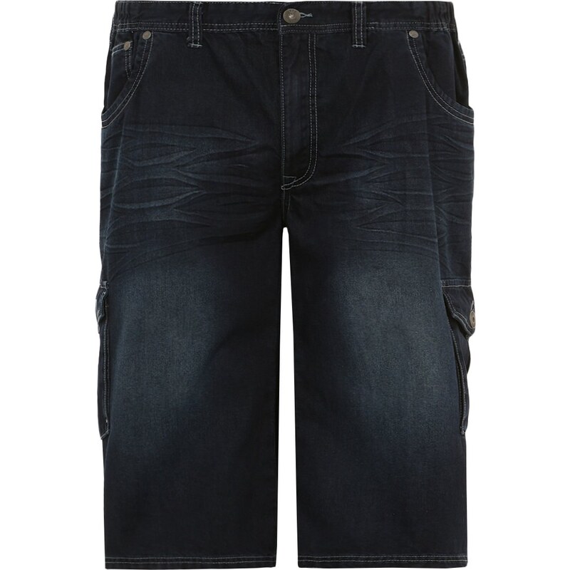 Replika Jeans Shorts used denim dark blue
