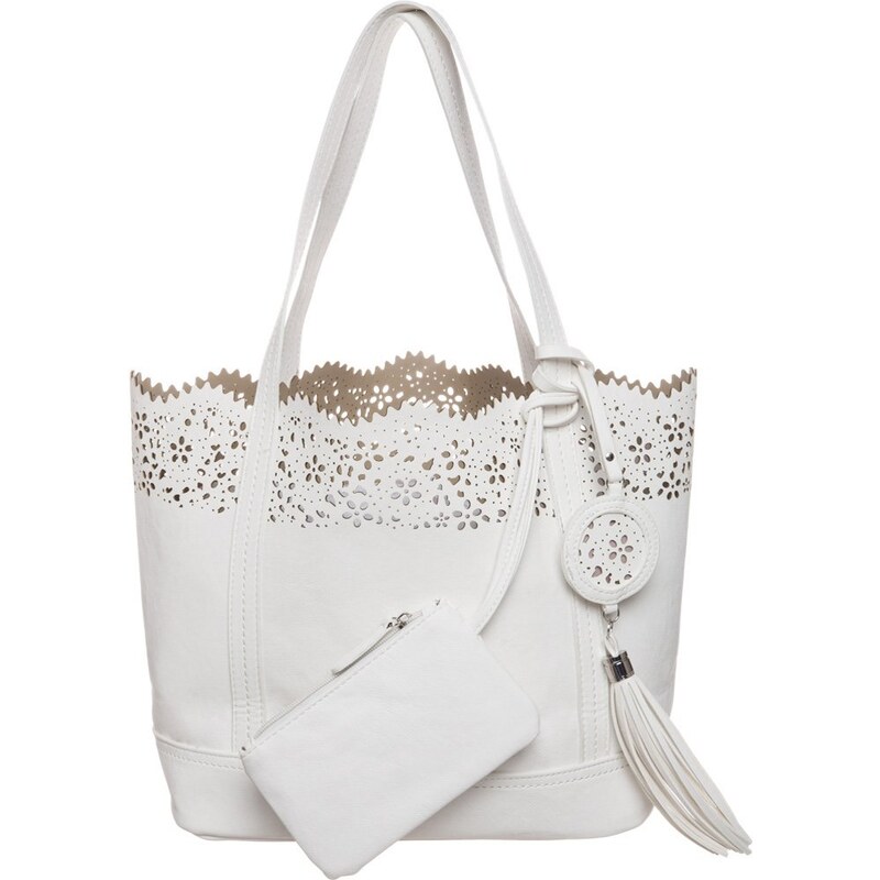 Anna Field Shopping Bag white