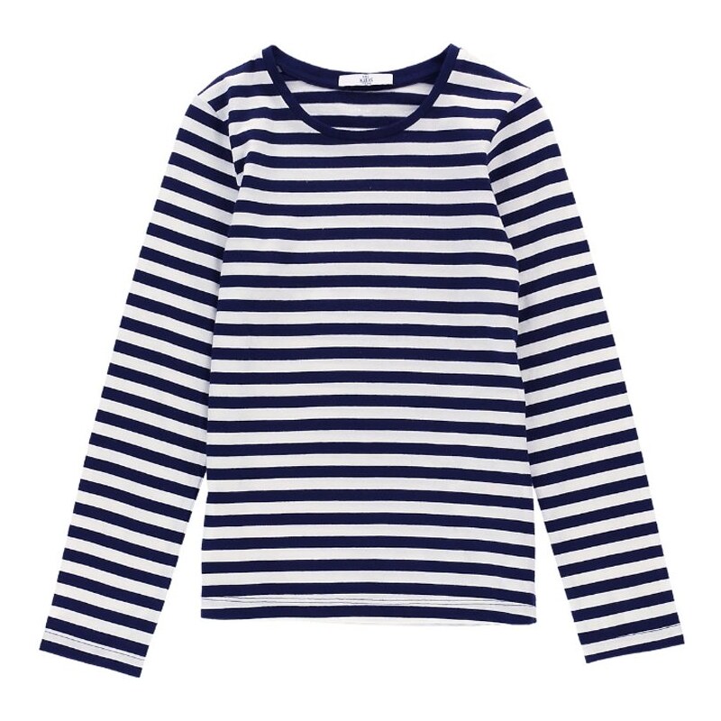 Marks & Spencer London Langarmshirt navy stripe
