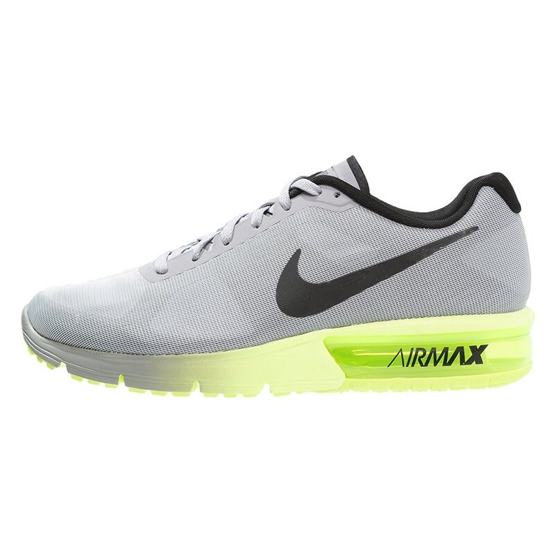 Nike Performance AIR MAX SEQUENT Sneaker low wolf grey/black/volt