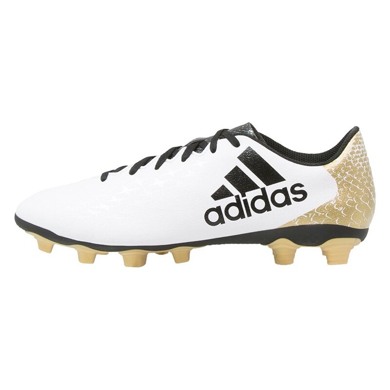 adidas Performance X 16.4 FXG Fußballschuh Nocken white/core black/gold metallic