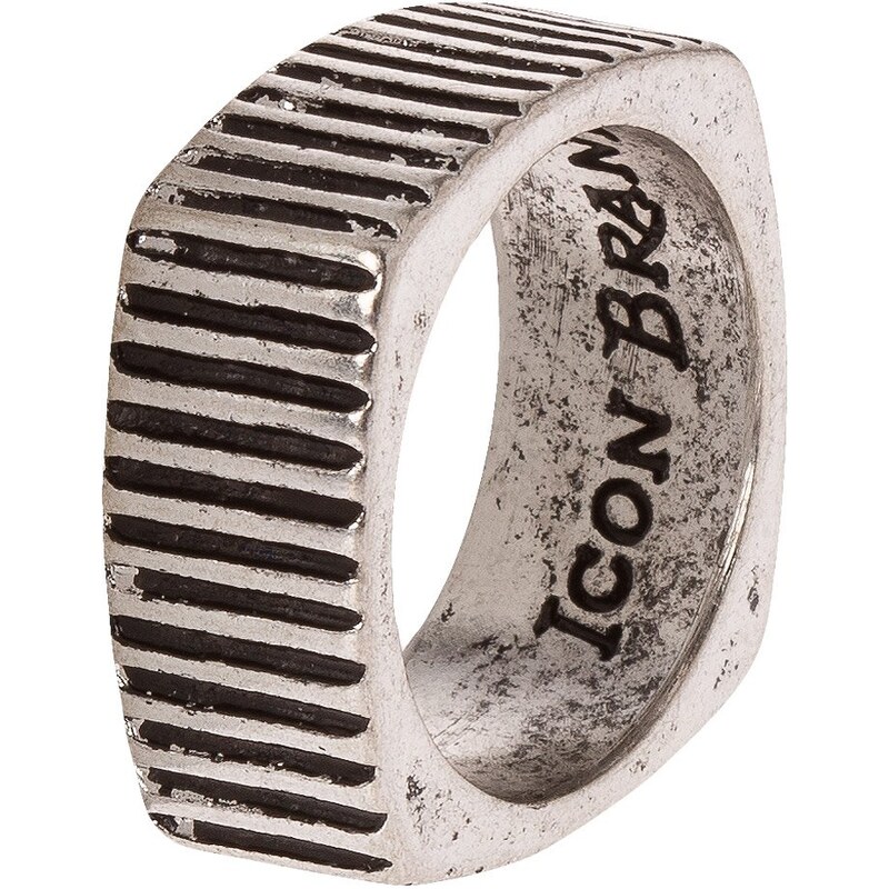 Icon Brand TIME SQUARED Ring silvercoloured