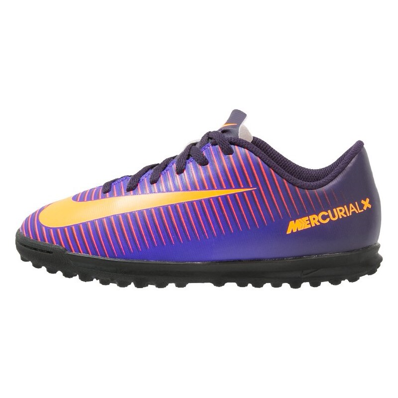 Nike Performance MERCURIAL VORTEX III TF Fußballschuh Multinocken purple dynasty/bright citrus/hyper grape/total crimson