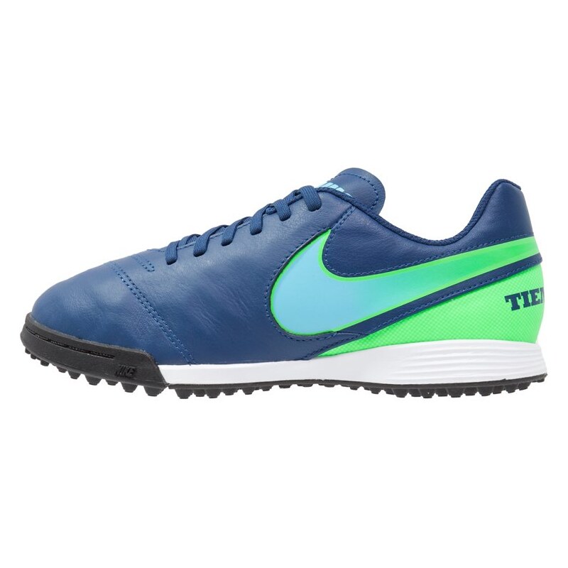 Nike Performance TIEMPO LEGEND VI TF Fußballschuh Multinocken coastal blue/polarized blue/rage green