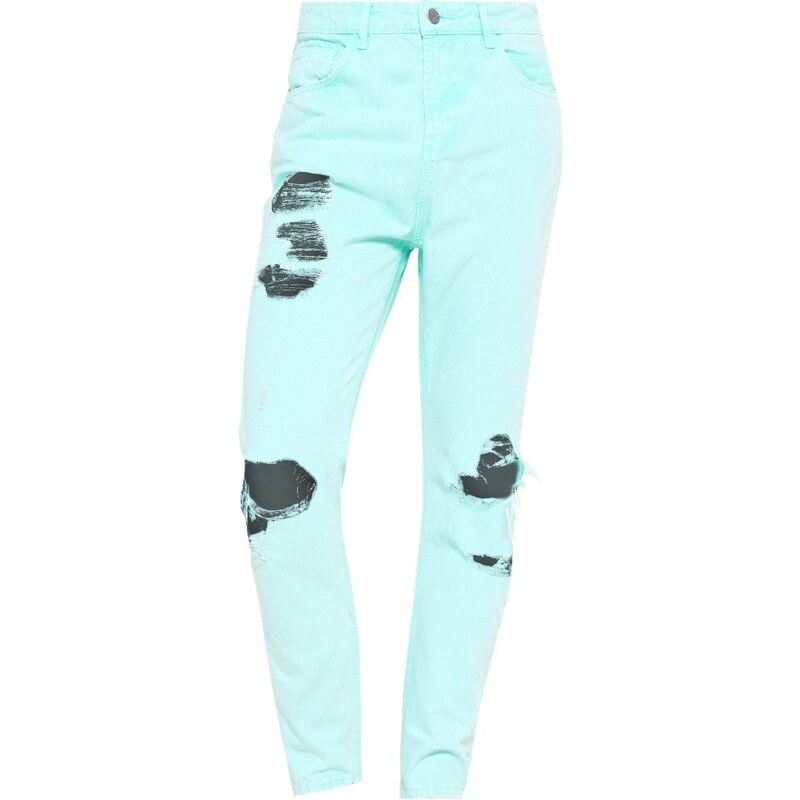 YOURTURN Jeans Tapered Fit turquoise