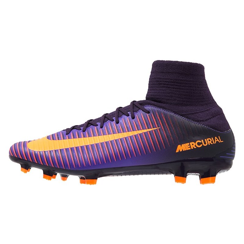 Nike Performance MERCURIAL VELOCE III DF FG Fußballschuh Nocken purple dynasty/bright citrus/hyper grape/total crimson