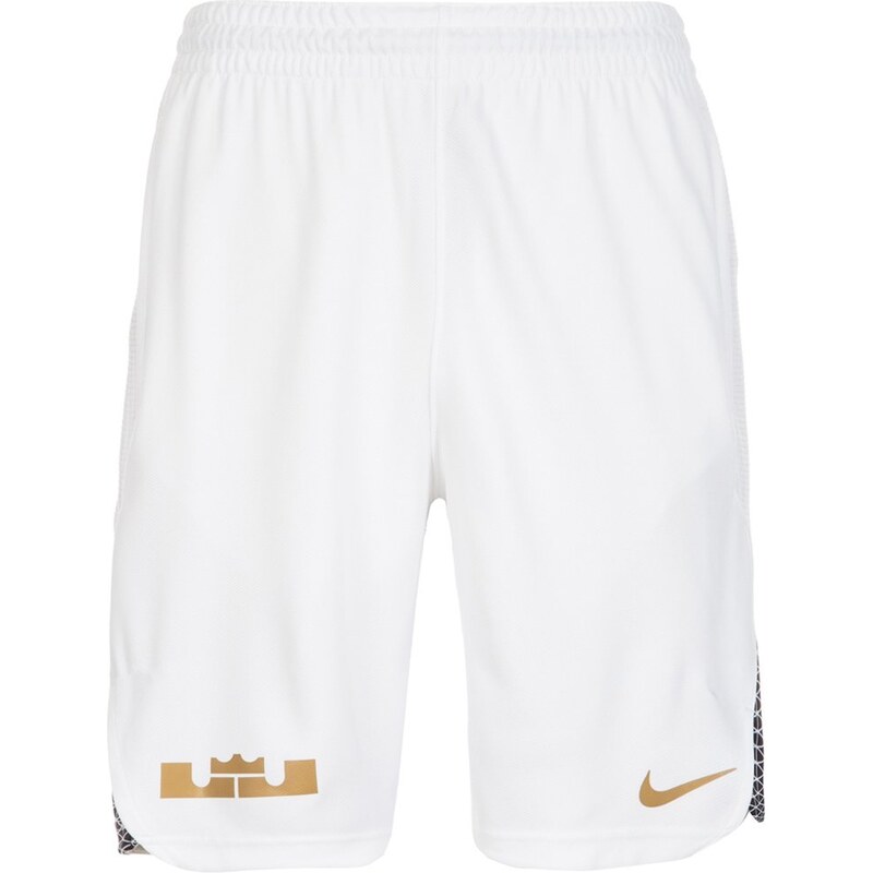 Nike Performance HYPERLITE kurze Sporthose white/metallic gold