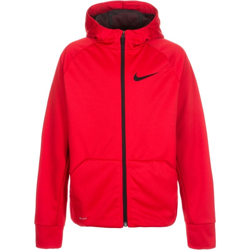 Nike Performance THERMA Fleecejacke university red/anthracite