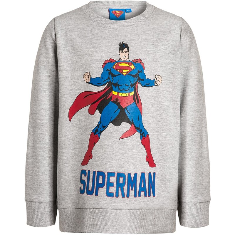 DC COMICS SUPERMAN SUPERMAN Sweatshirt grau meliert