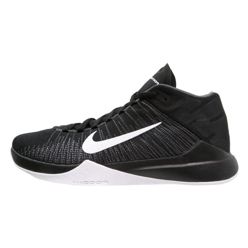 Nike Performance ZOOM ASCENTION Basketballschuh black/white/anthracite/dark grey