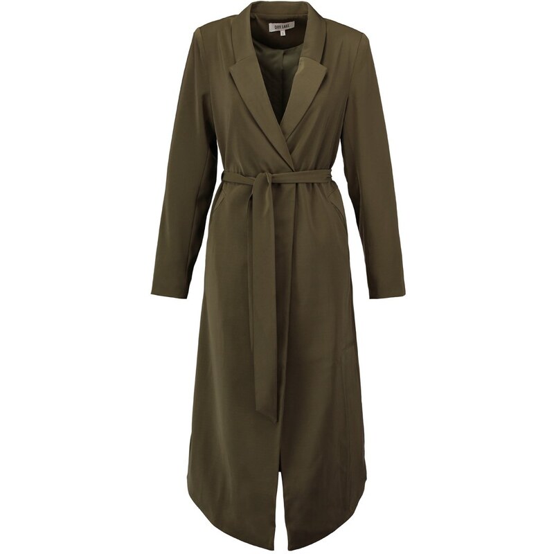Dry Lake STOCKHOLM ARMY Trenchcoat army green
