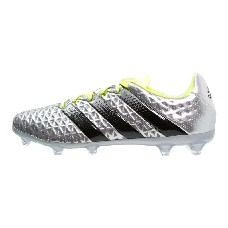adidas Performance ACE 16.2 FG Fußballschuh Nocken silver metallic/core black/solar yellow