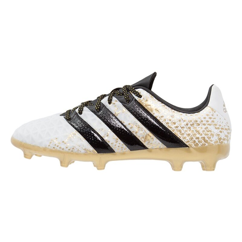 adidas Performance ACE 16.1 FG Fußballschuh Nocken white/core black/gold metallic