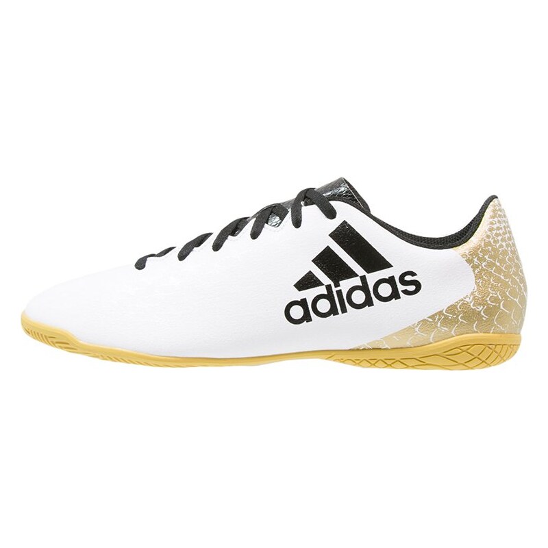 adidas Performance X 16.4 IN Fußballschuh Halle white/core black/gold metallic