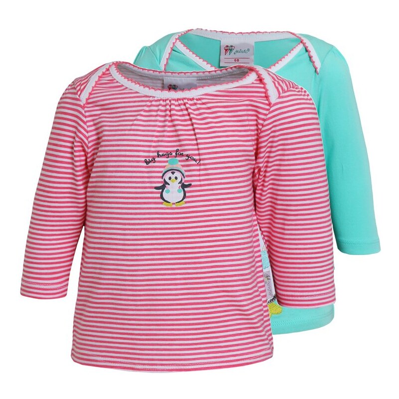 Gelati Kidswear 2 PACK Langarmshirt rosa/hellgrün/multicolor