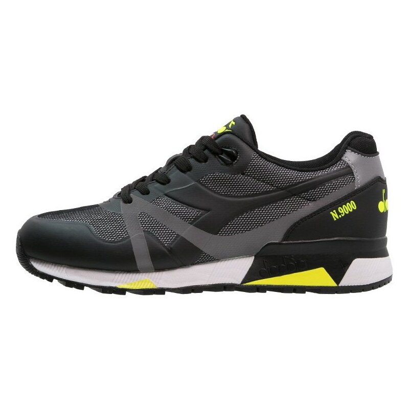 Diadora N9000 Sneaker low black/yellow fluo