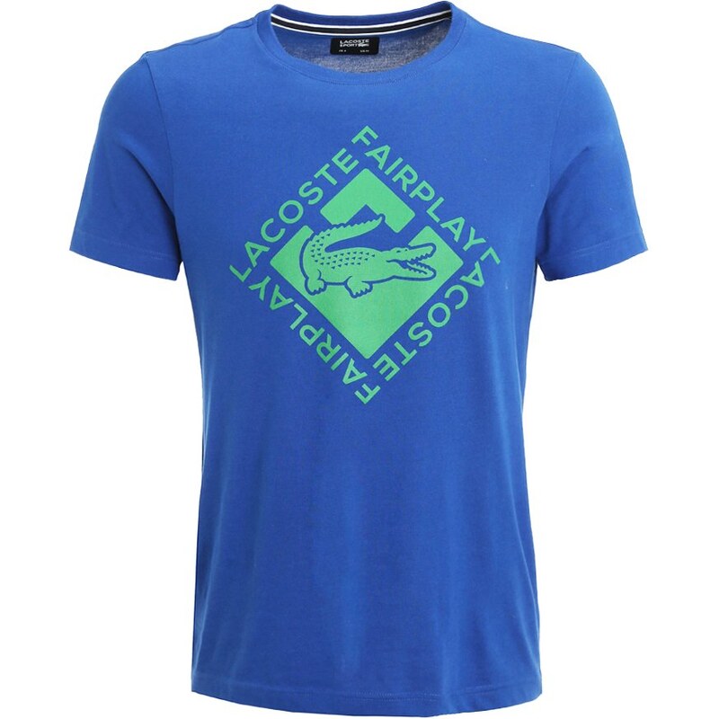 Lacoste Sport TShirt print blue