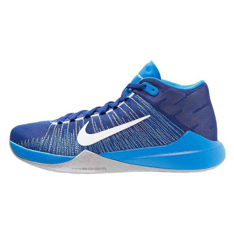 Nike Performance ZOOM ASCENTION Basketballschuh deep royal blue/white/photo blue/wolf grey