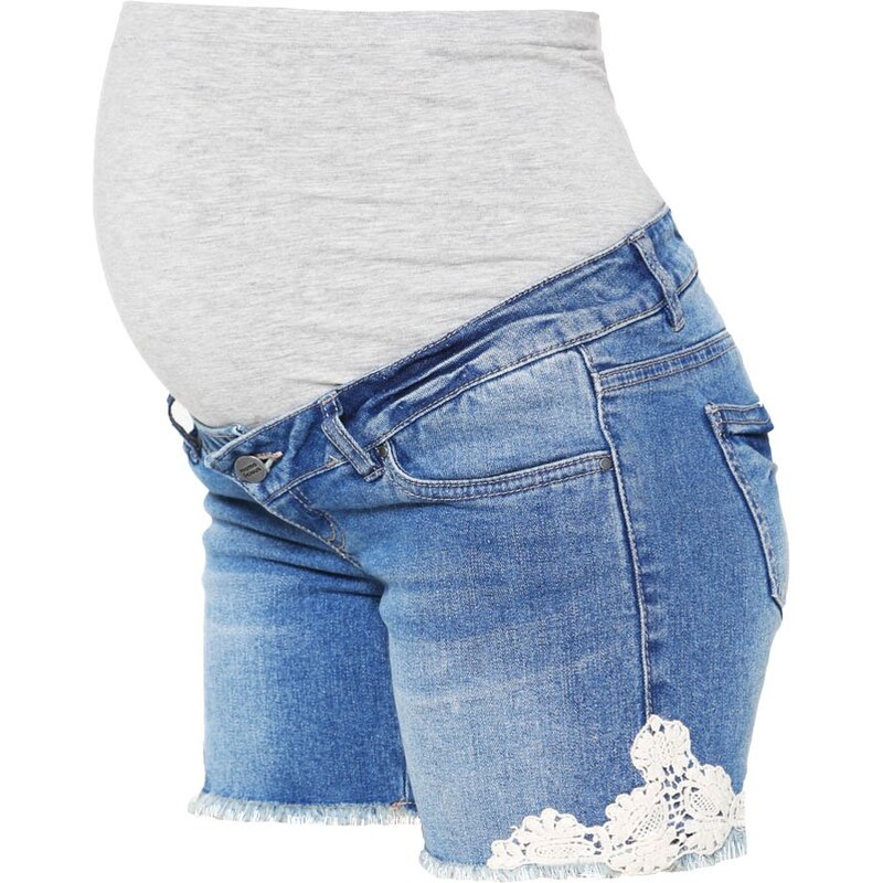 MAMALICIOUS MLHONEY Jeans Shorts medium blue denim