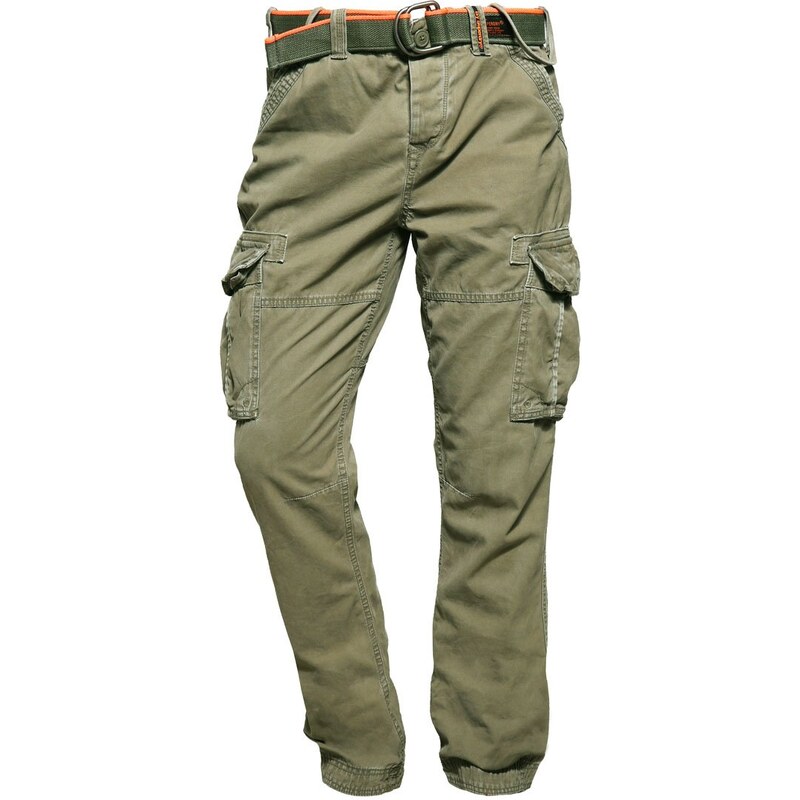 Superdry CORE Cargohose trench green