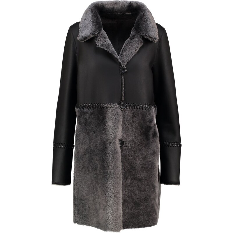 Ventcouvert PESCA Wollmantel / klassischer Mantel black brisa