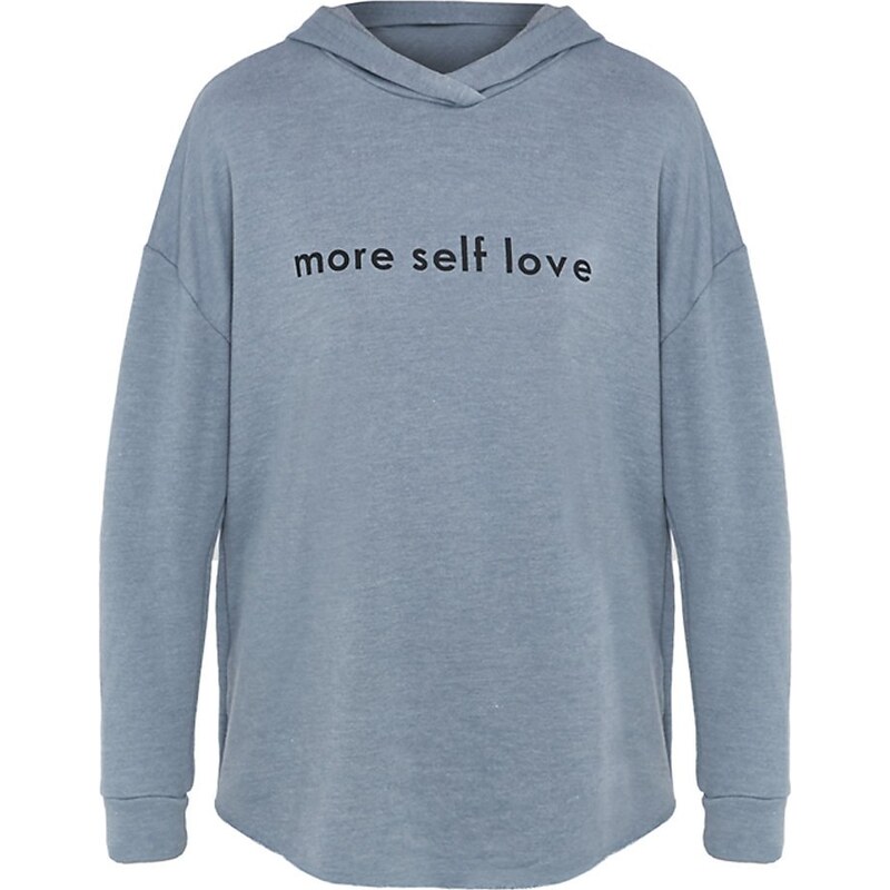 Urban Outfitters MORE SELF LOVE Kapuzenpullover blue