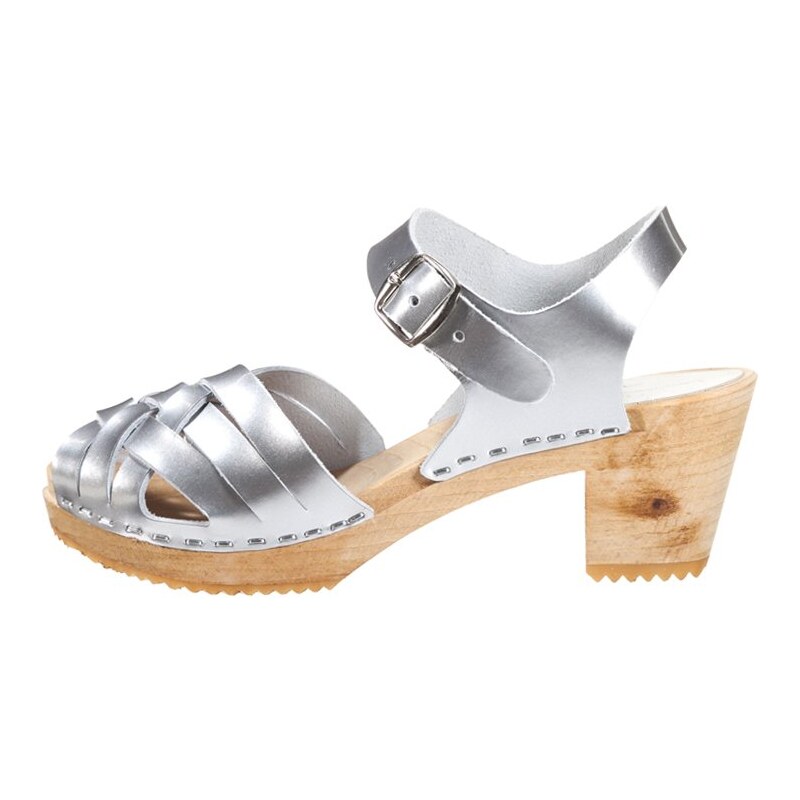 Moheda Toffeln BETTY Clogs silver